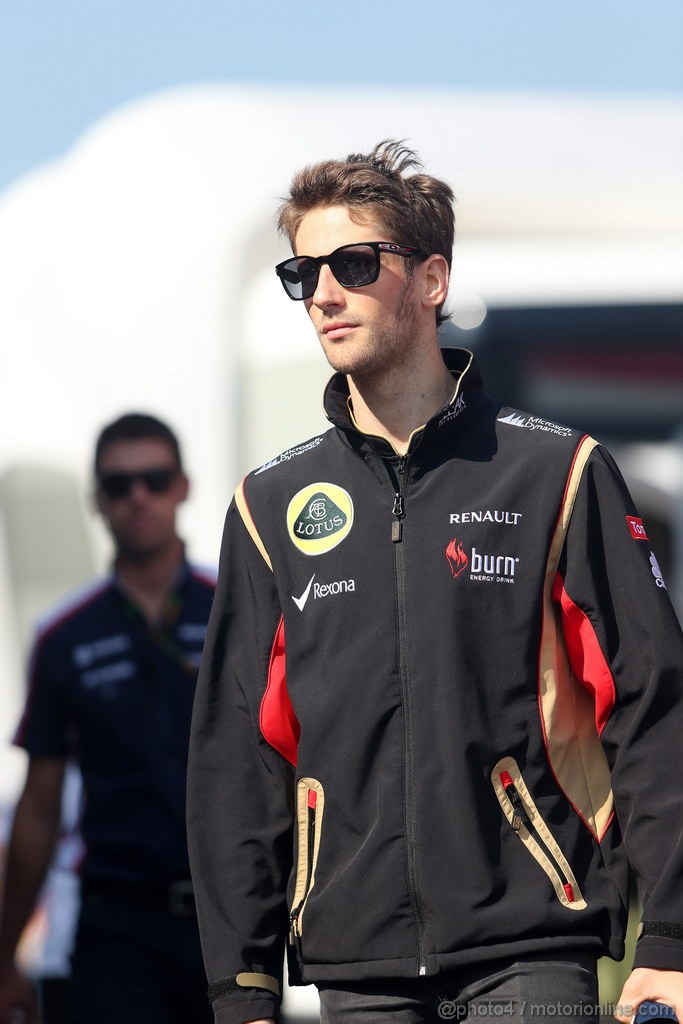 GP GERMANIA, 06.07.2013- Prove Libere 3,Romain Grosjean (FRA) Lotus F1 Team E21 