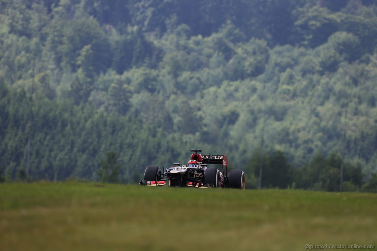 GP GERMANIA, 06.07.2013- Prove Libere 3, Kimi Raikkonen (FIN) Lotus F1 Team E21 