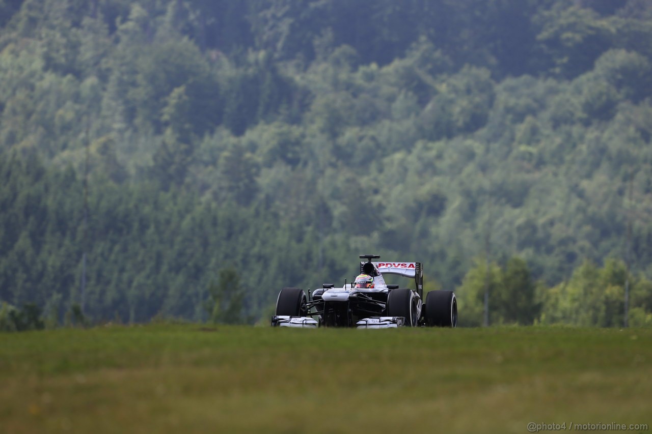 GP GERMANIA, 06.07.2013- Prove Libere 3, Pastor Maldonado (VEN) Williams F1 Team FW35 