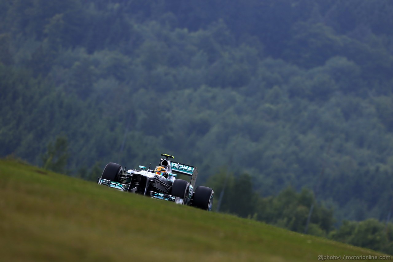 GP GERMANIA, 06.07.2013- Prove Libere 3, Lewis Hamilton (GBR) Mercedes AMG F1 W04 