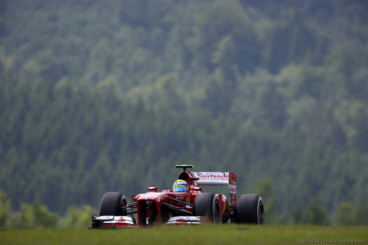 GP GERMANIA, 06.07.2013- Prove Libere 3, Felipe Massa (BRA) Ferrari F138 