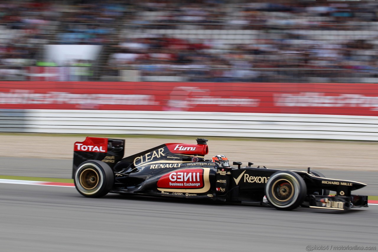 GP GERMANIA, 06.07.2013- Prove Libere 3, Kimi Raikkonen (FIN) Lotus F1 Team E21 