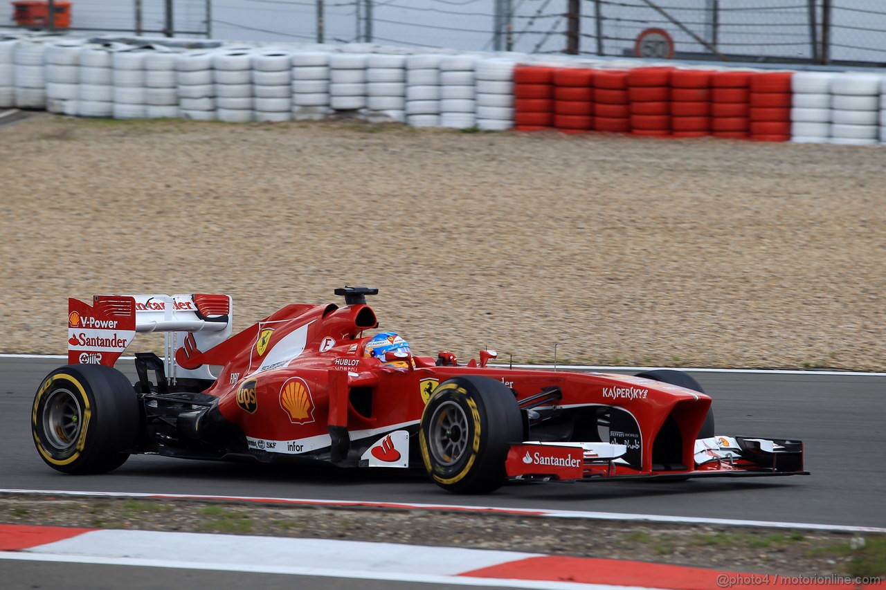 GP GERMANIA, 06.07.2013- Prove Libere 3, Fernando Alonso (ESP) Ferrari F138 