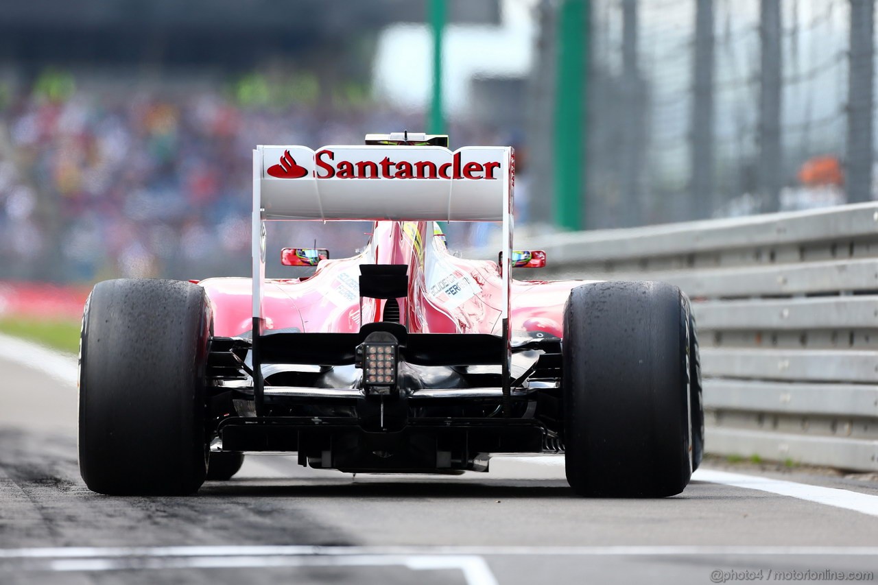 GP GERMANIA, 06.07.2013- Prove Libere 3, Felipe Massa (BRA) Ferrari F138 