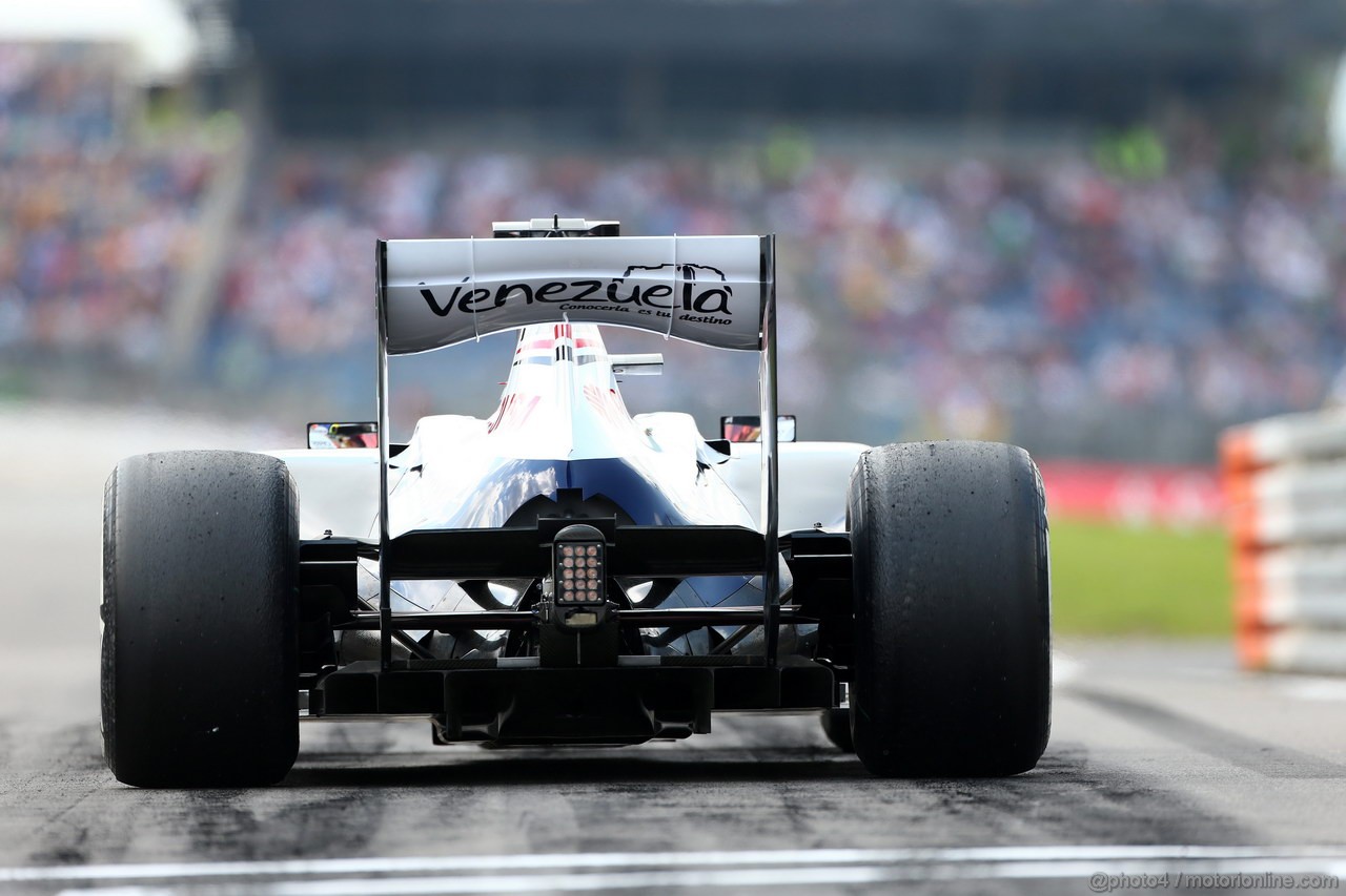 GP GERMANIA, 06.07.2013- Prove Libere 3, Pastor Maldonado (VEN) Williams F1 Team FW35 