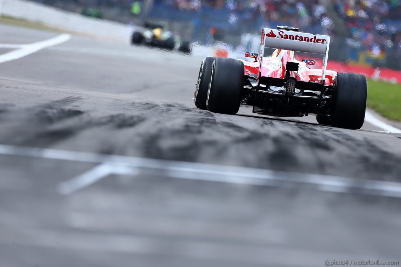 GP GERMANIA, 06.07.2013- Prove Libere 3, Fernando Alonso (ESP) Ferrari F138 