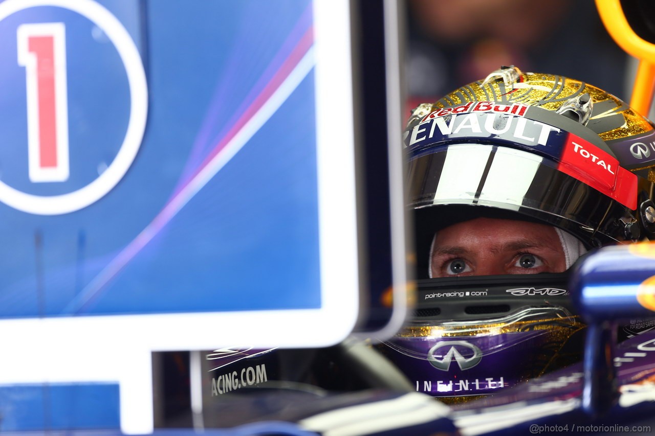 GP GERMANIA, 06.07.2013- Prove Libere 3, Sebastian Vettel (GER) Red Bull Racing RB9 