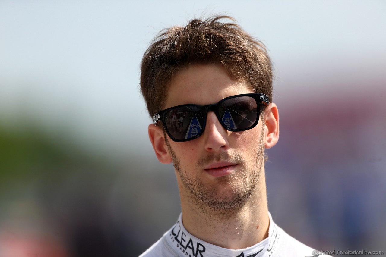 GP GERMANIA, 06.07.2013- Prove Libere 3, Romain Grosjean (FRA) Lotus F1 Team E21 