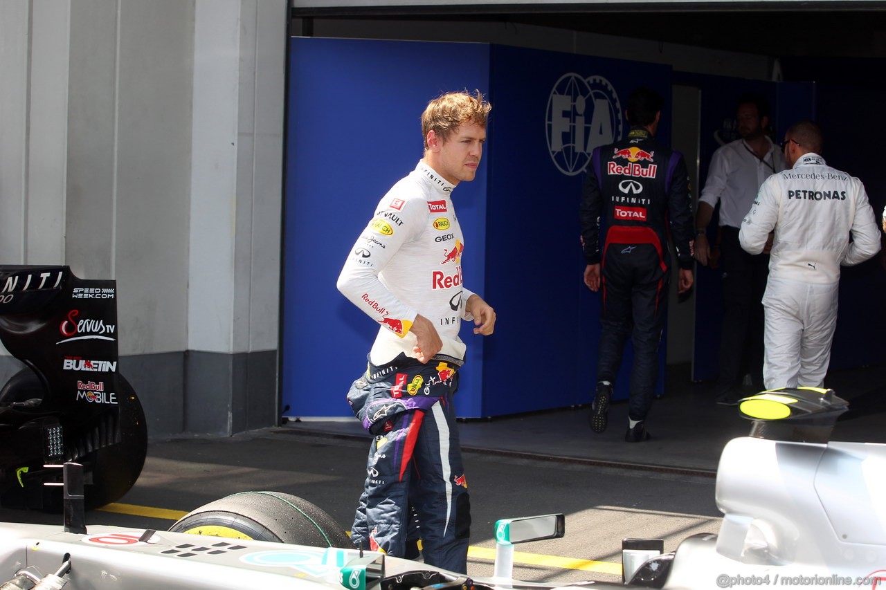 GP GERMANIA, 06.07.2013- Qualifiche, Sebastian Vettel (GER) Red Bull Racing RB9 