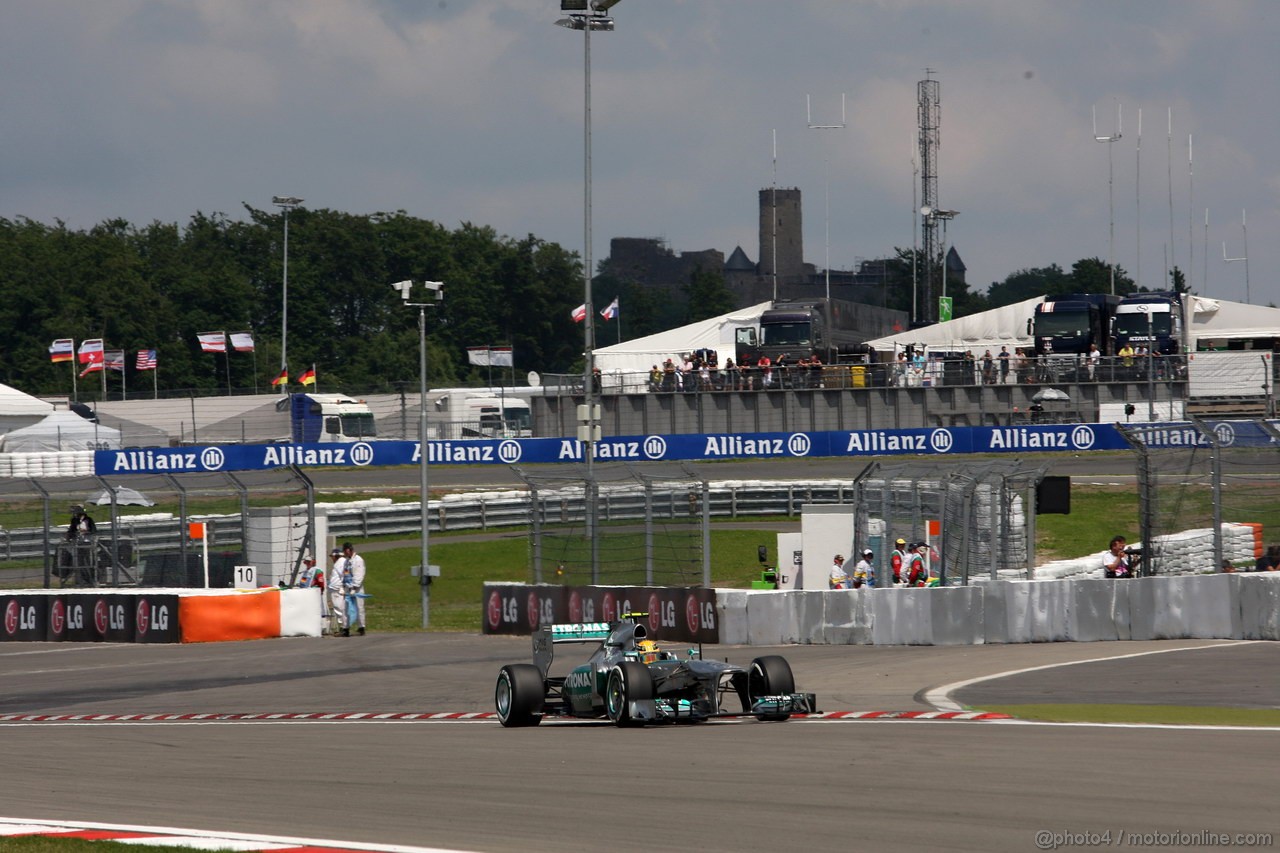 GP GERMANIA, 06.07.2013- Qualifiche, Lewis Hamilton (GBR) Mercedes AMG F1 W04 