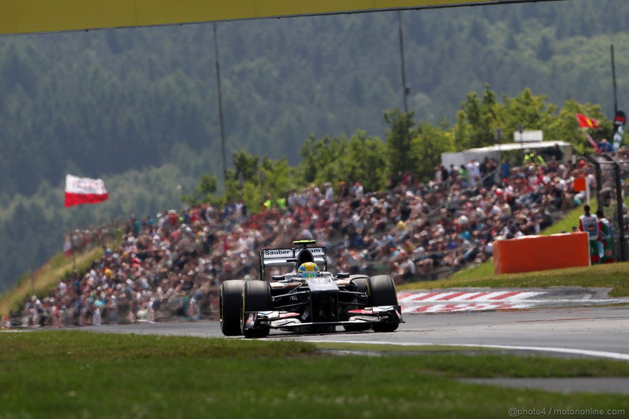 GP GERMANIA, 06.07.2013- Qualifiche, Esteban Gutierrez (MEX), Sauber F1 Team C32 