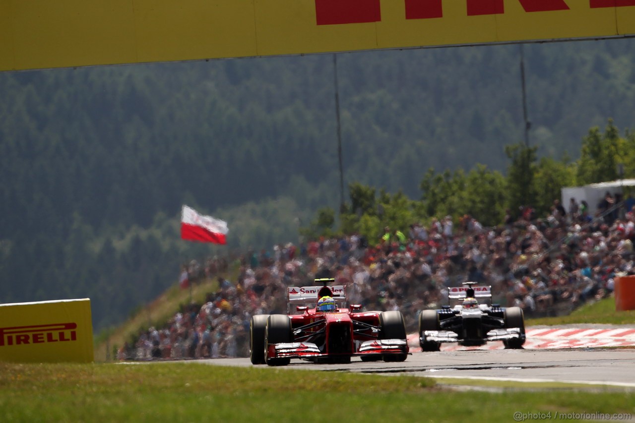 GP GERMANIA, 06.07.2013- Qualifiche, Felipe Massa (BRA) Ferrari F138 
