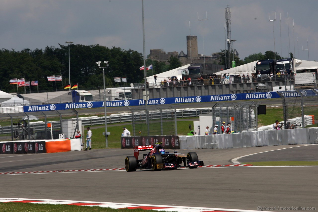 GP GERMANIA, 06.07.2013- Qualifiche, Daniel Ricciardo (AUS) Scuderia Toro Rosso STR8 