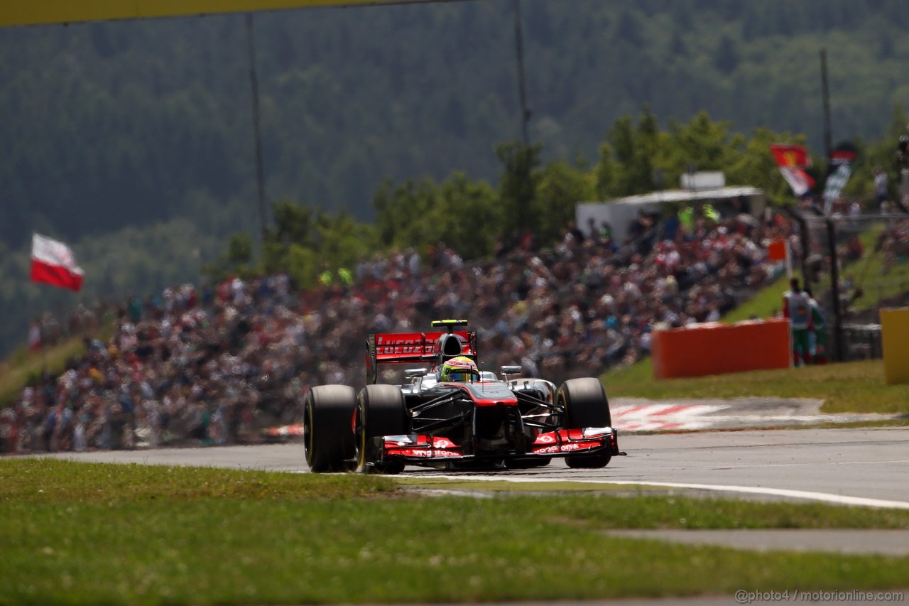 GP GERMANIA, 06.07.2013- Qualifiche, Sergio Perez (MEX) McLaren MP4-28 