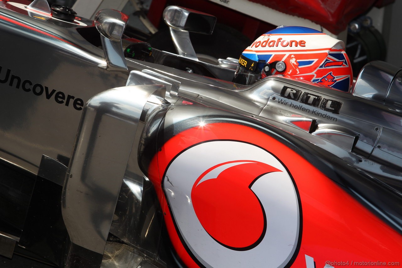 GP GERMANIA, 06.07.2013- Qualifiche, Jenson Button (GBR) McLaren Mercedes MP4-28 