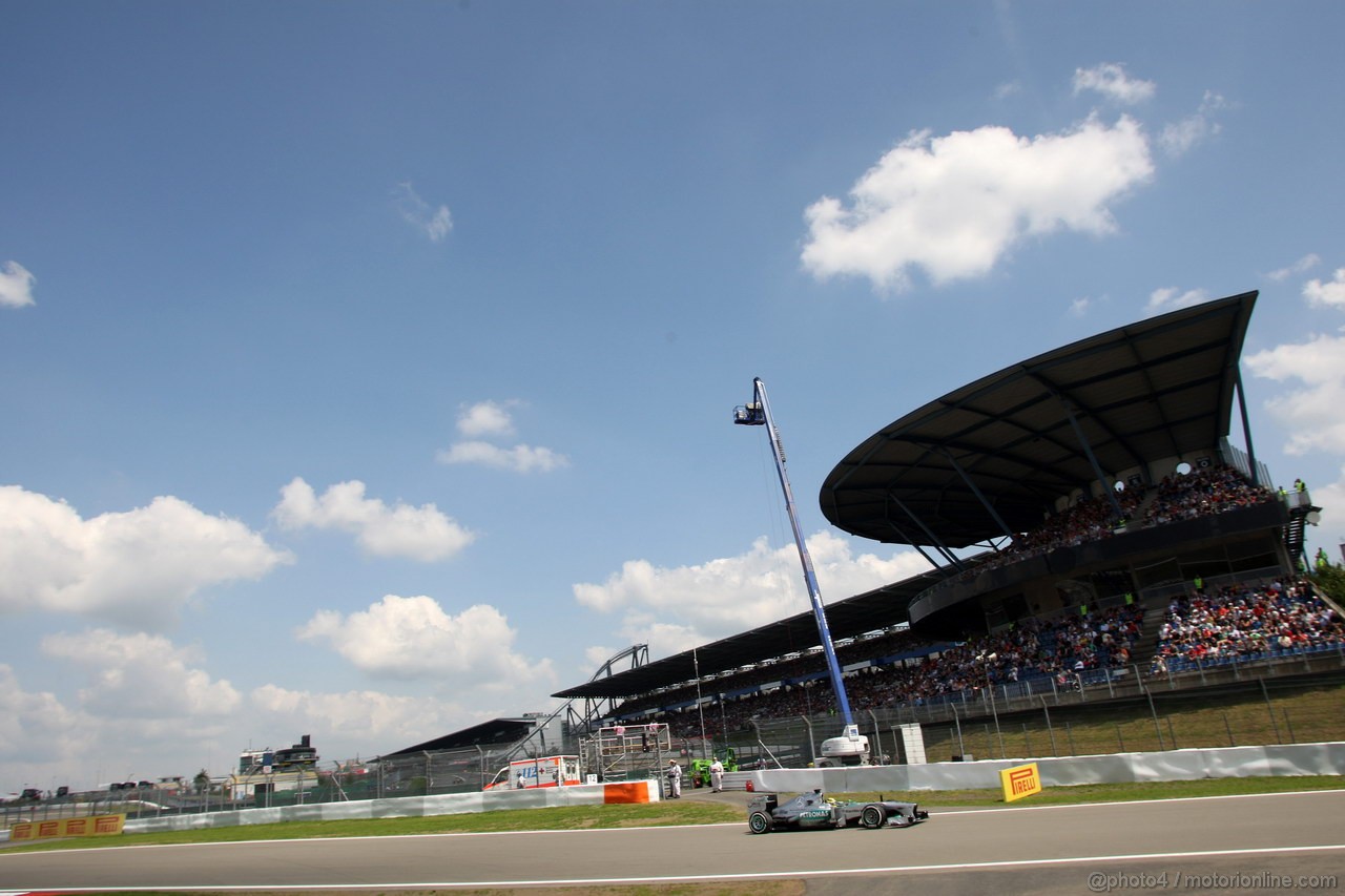 GP GERMANIA, 06.07.2013- Qualifiche, Nico Rosberg (GER) Mercedes AMG F1 W04 