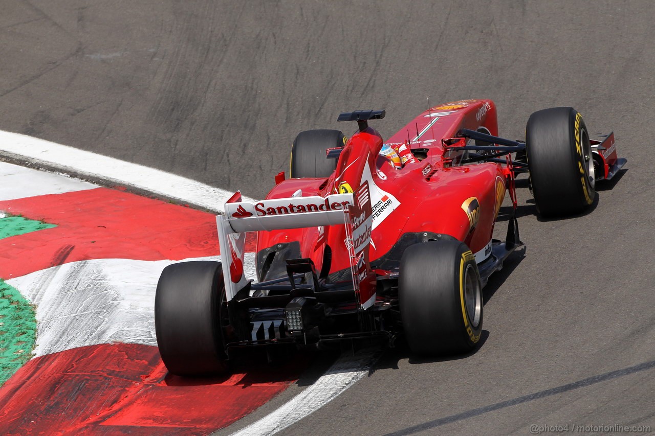 GP GERMANIA, 06.07.2013- Qualifiche, Fernando Alonso (ESP) Ferrari F138 