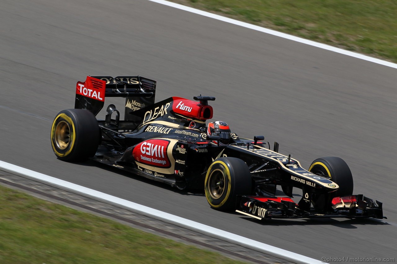 GP GERMANIA, 06.07.2013- Qualifiche, Kimi Raikkonen (FIN) Lotus F1 Team E21 