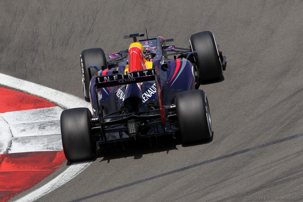 GP GERMANIA, 06.07.2013- Qualifiche, Sebastian Vettel (GER) Red Bull Racing RB9 