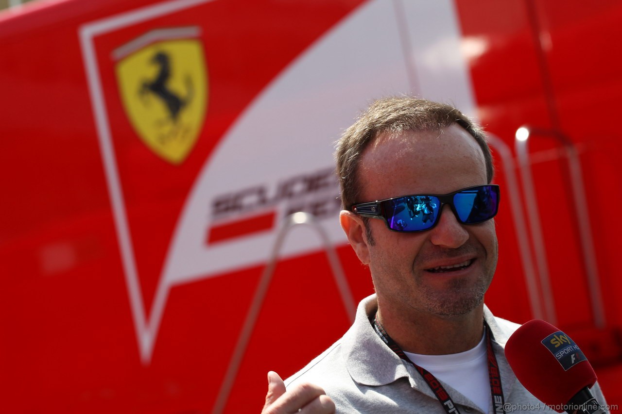 GP GERMANIA, 06.07.2013- Qualifiche, Rubens Barrichello (BRA) 