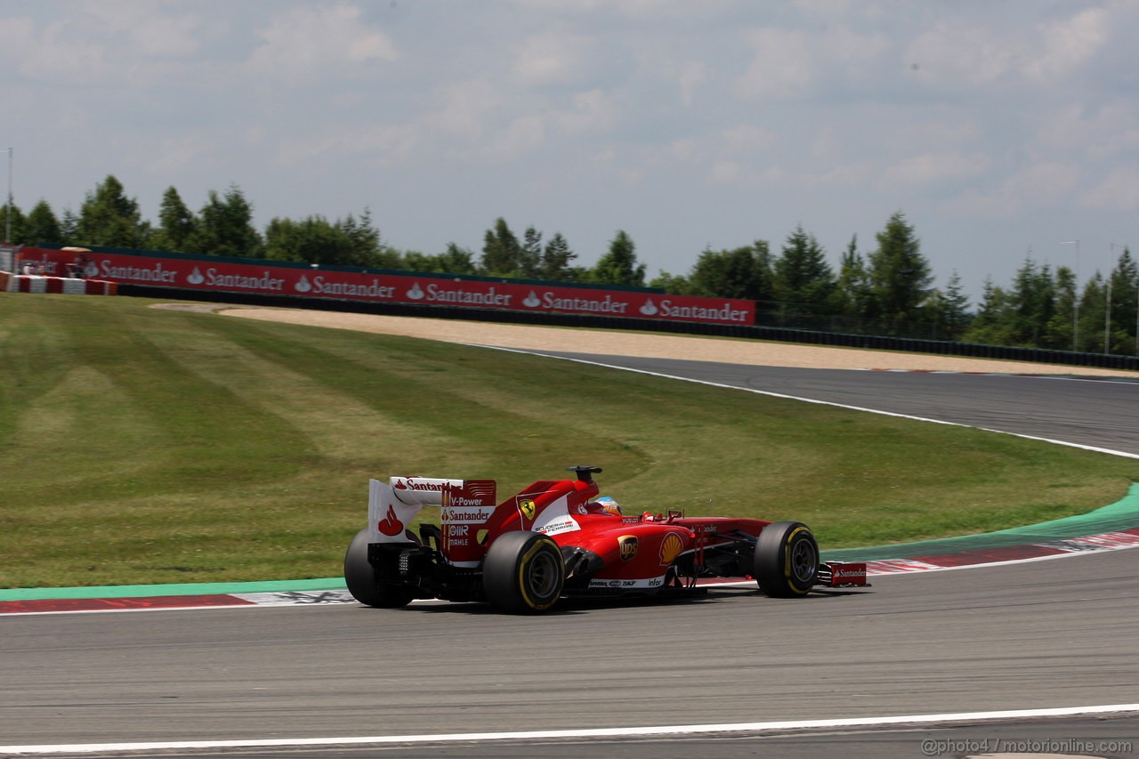 GP GERMANIA, 06.07.2013- Qualifiche, Fernando Alonso (ESP) Ferrari F138 