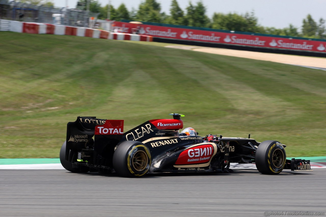 GP GERMANIA, 06.07.2013- Qualifiche, Romain Grosjean (FRA) Lotus F1 Team E21 