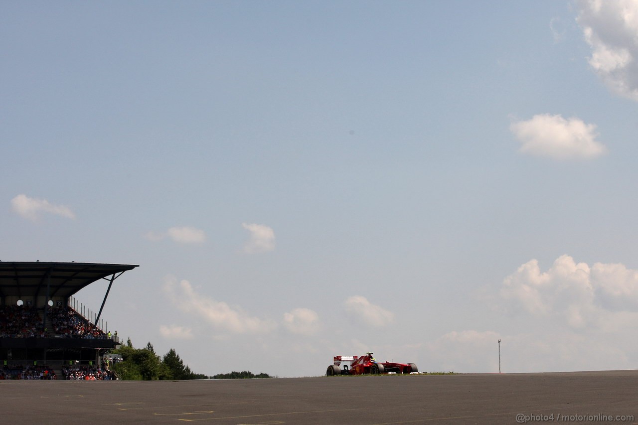 GP GERMANIA, 06.07.2013- Qualifiche, Felipe Massa (BRA) Ferrari F138 