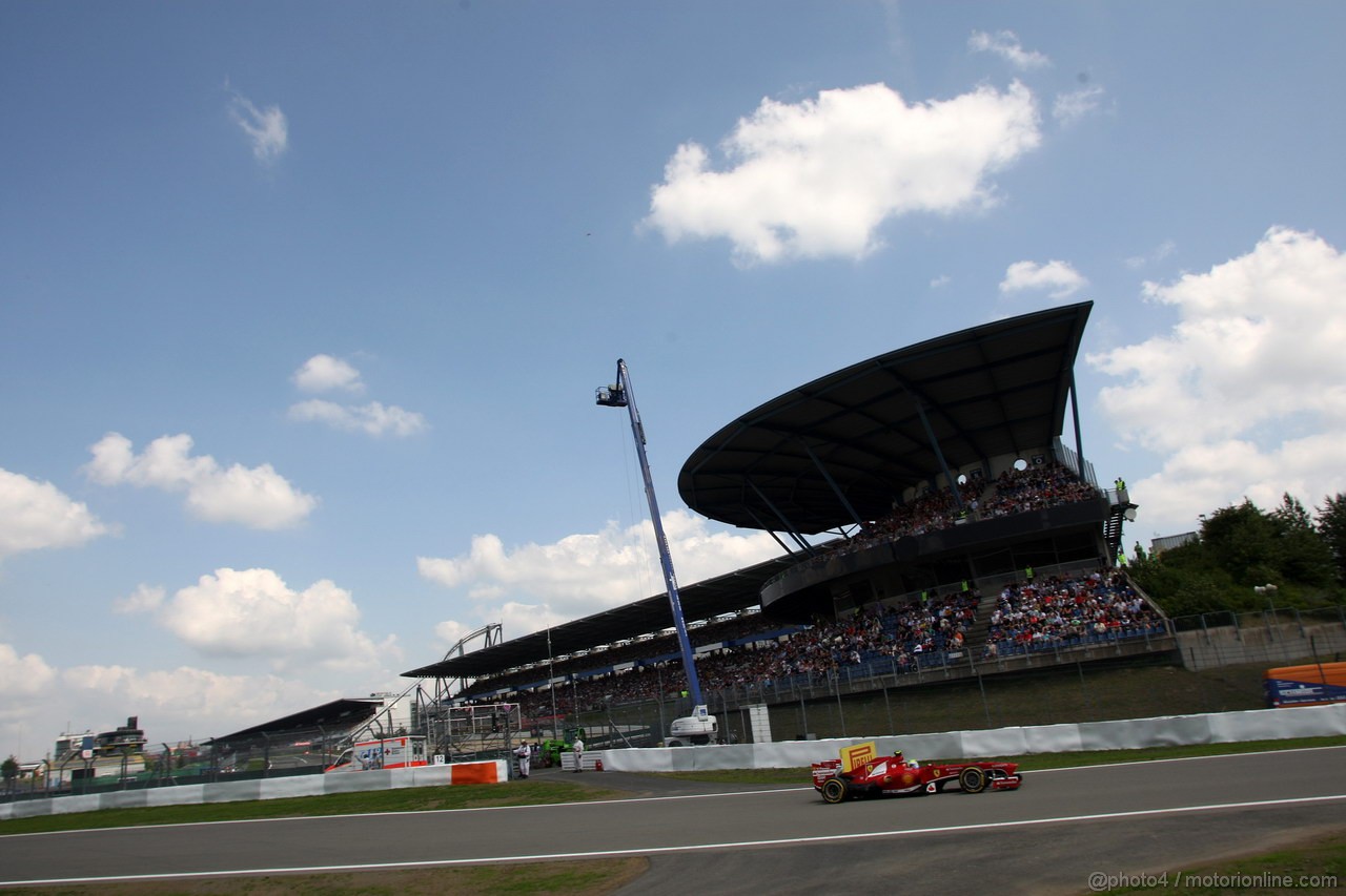 GP GERMANIA, 06.07.2013- Qualifiche, Felipe Massa (BRA) Ferrari F138 