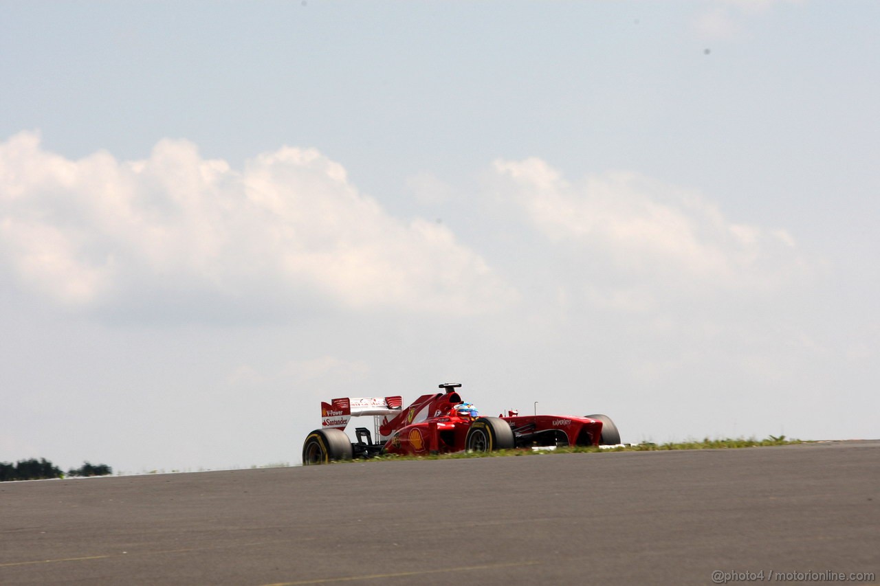 GP GERMANIA, 06.07.2013- Qualifiche, Fernando Alonso (ESP) Ferrari F138 