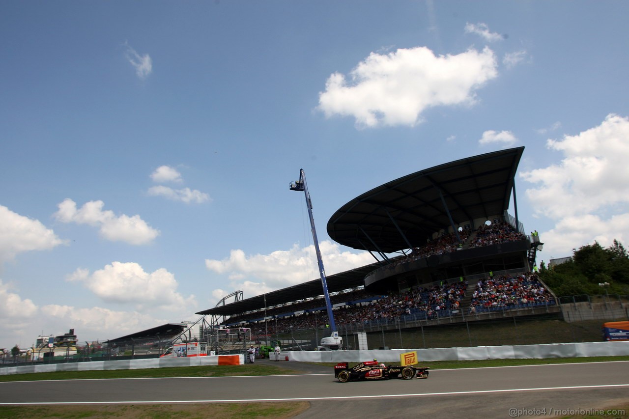 GP GERMANIA, 06.07.2013- Qualifiche, Romain Grosjean (FRA) Lotus F1 Team E21 