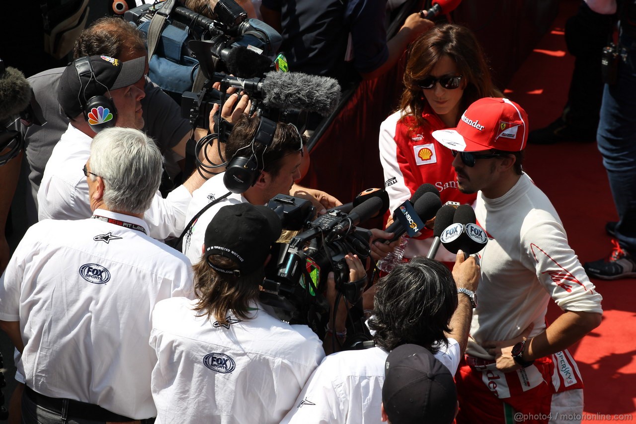 GP GERMANIA, 06.07.2013- Qualifiche, Fernando Alonso (ESP) Ferrari F138 