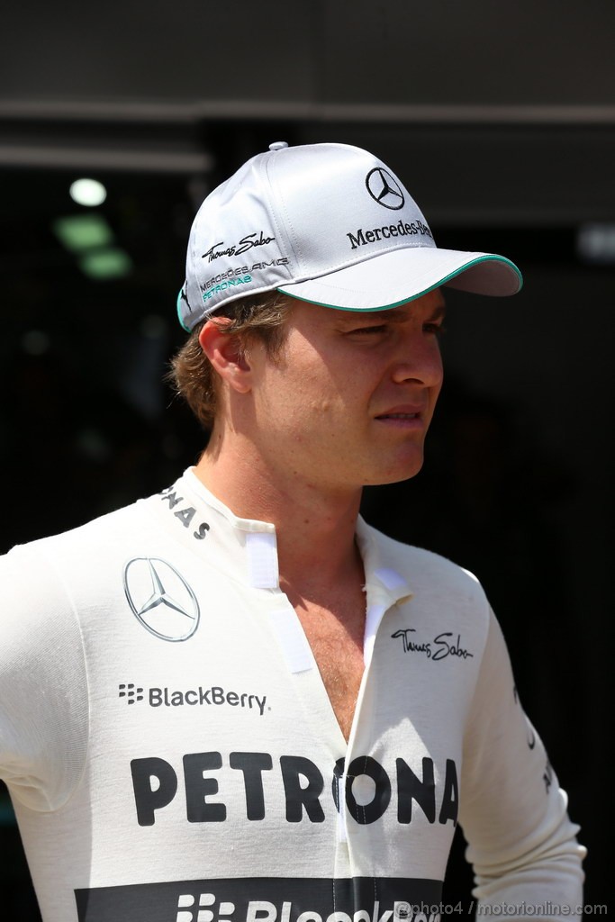 GP GERMANIA, 06.07.2013- Qualifiche,Nico Rosberg (GER) Mercedes AMG F1 W04 