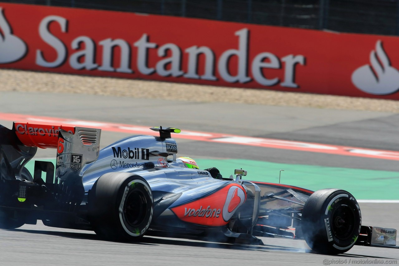 GP GERMANIA, 06.07.2013- Qualifiche, Sergio Perez (MEX) McLaren MP4-28