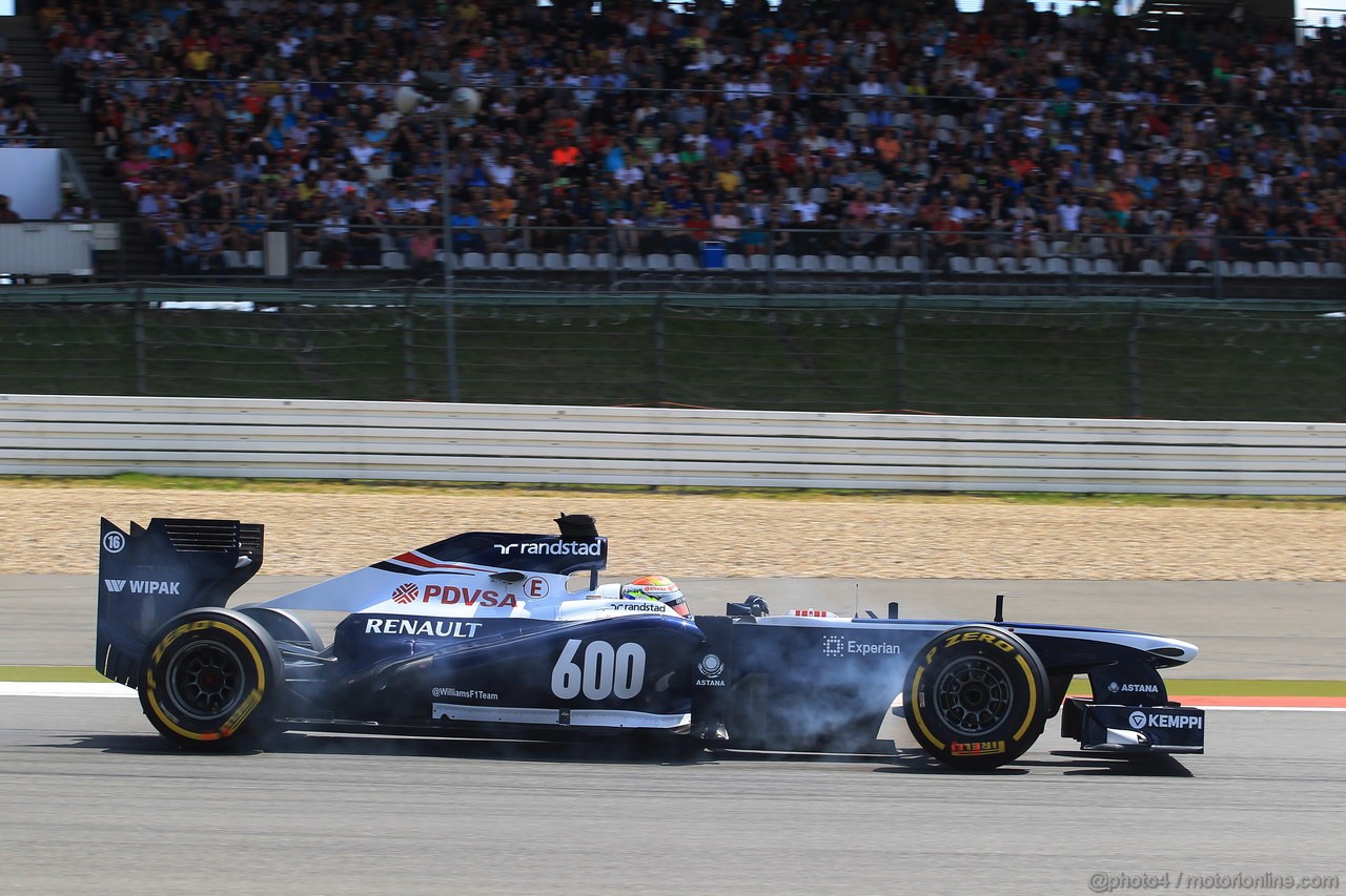 GP GERMANIA, 06.07.2013- Qualifiche, Pastor Maldonado (VEN) Williams F1 Team FW35 