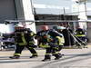 GP GERMANIA, 06.07.2013- Firemen were called to the Williams garage after they suffered a KERS fire.