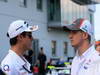 GP GERMANIA, 06.07.2013- Adrian Sutil (GER), Sahara Force India F1 Team VJM06 e Nico Hulkenberg (GER) Sauber F1 Team C32 