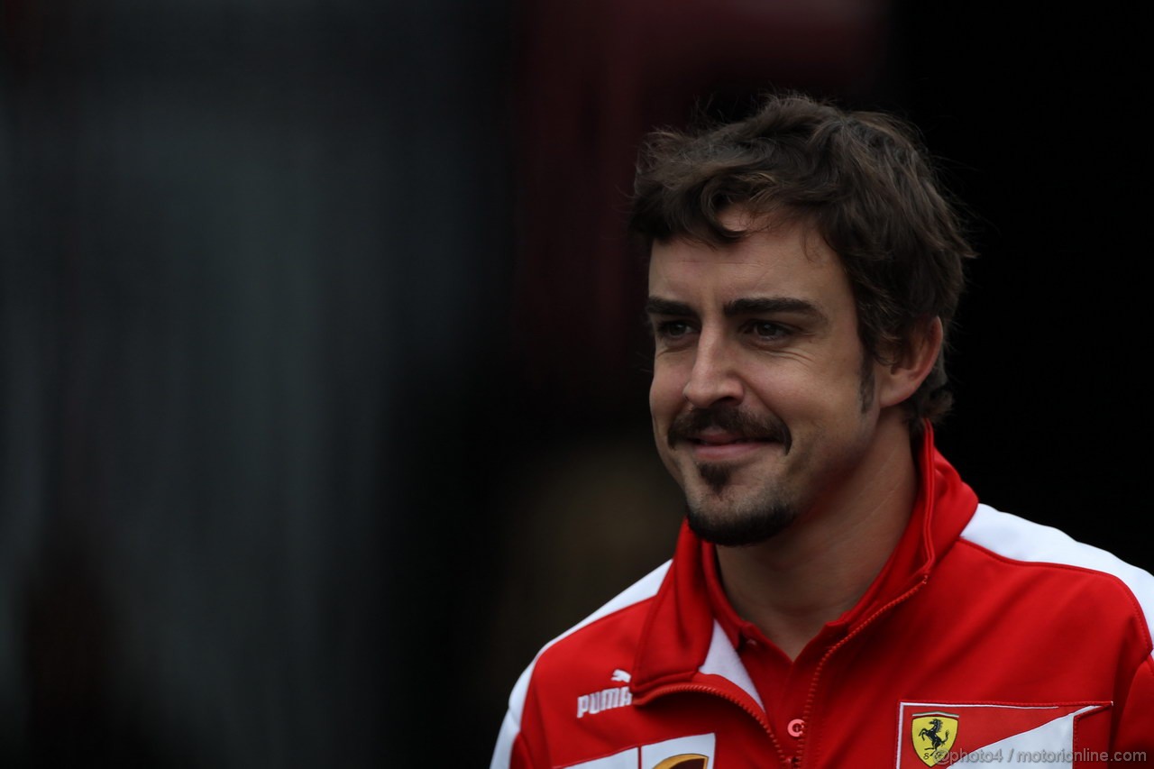 GP GERMANIA, 05.07.2013- Fernando Alonso (ESP) Ferrari F138 