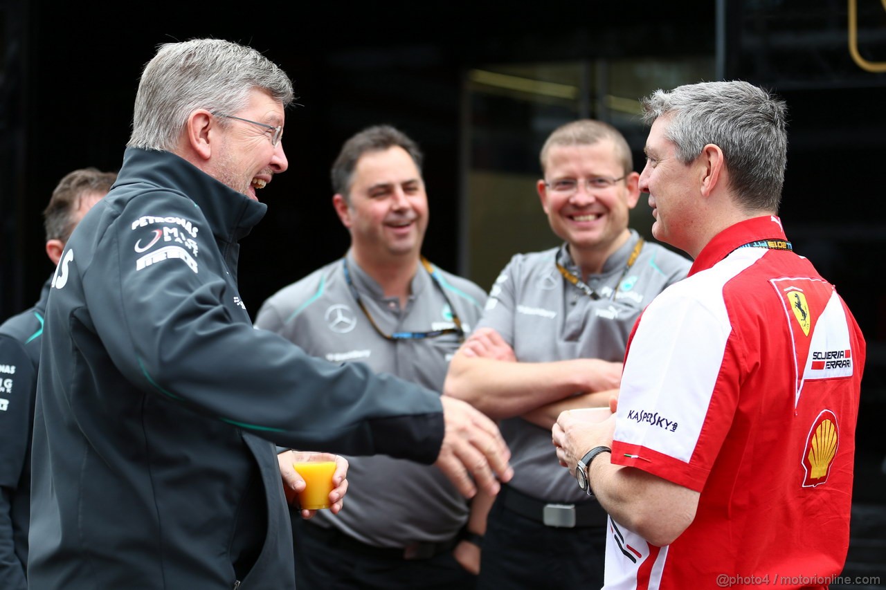 GP GERMANIA, 05.07.2013- Prove Libere 1, Ross Brawn (GBR), Team Principal, Mercedes GP 