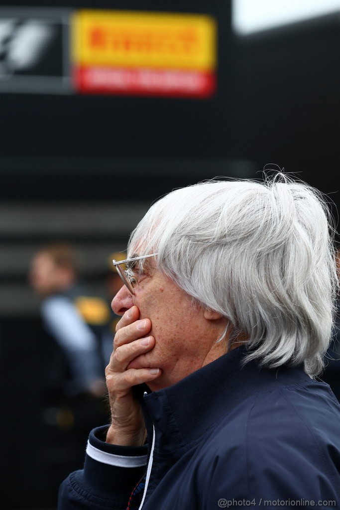 GP GERMANIA, 05.07.2013- Prove Libere 1, Bernie Ecclestone (GBR), President e CEO of Formula One Management