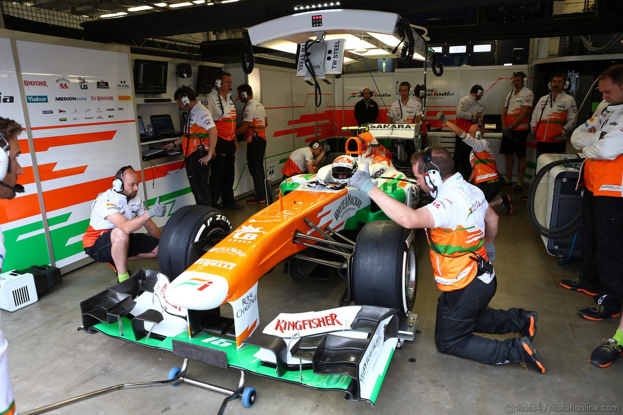 GP GERMANIA, 05.07.2013- Prove Libere 1, Adrian Sutil (GER), Sahara Force India F1 Team VJM06 