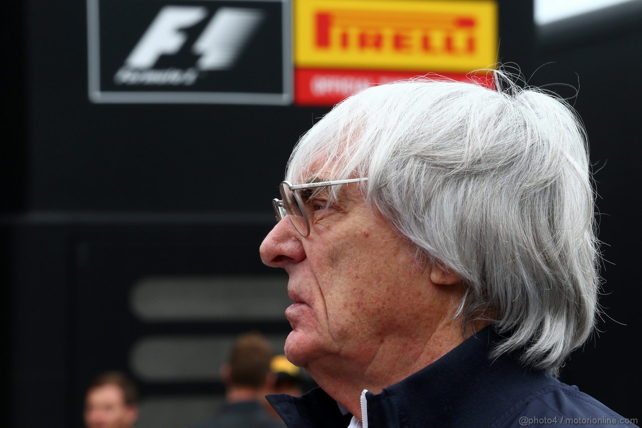 GP GERMANIA, 05.07.2013- Prove Libere 1, Bernie Ecclestone (GBR), President e CEO of Formula One Management  