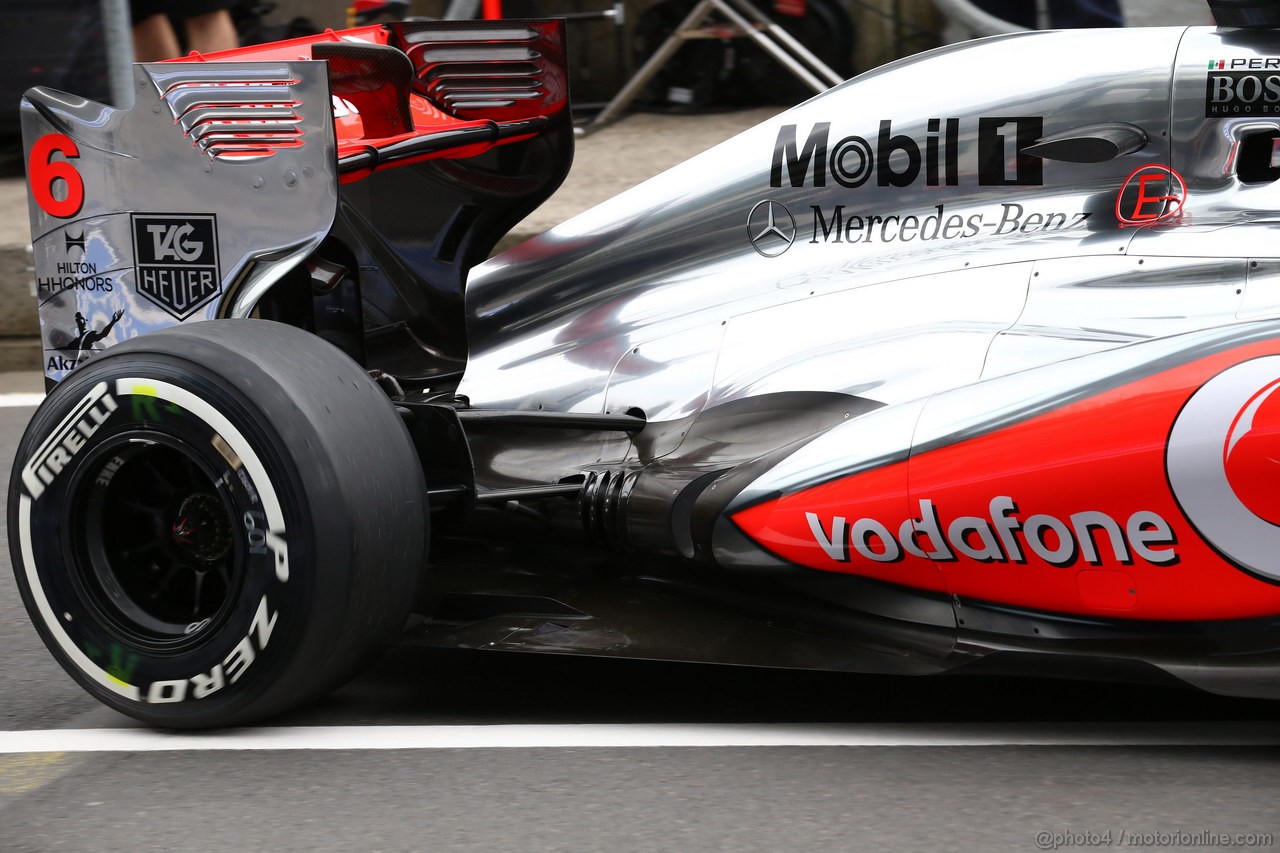 GP GERMANIA, 05.07.2013- Prove Libere 1, Sergio Perez (MEX) McLaren MP4-28