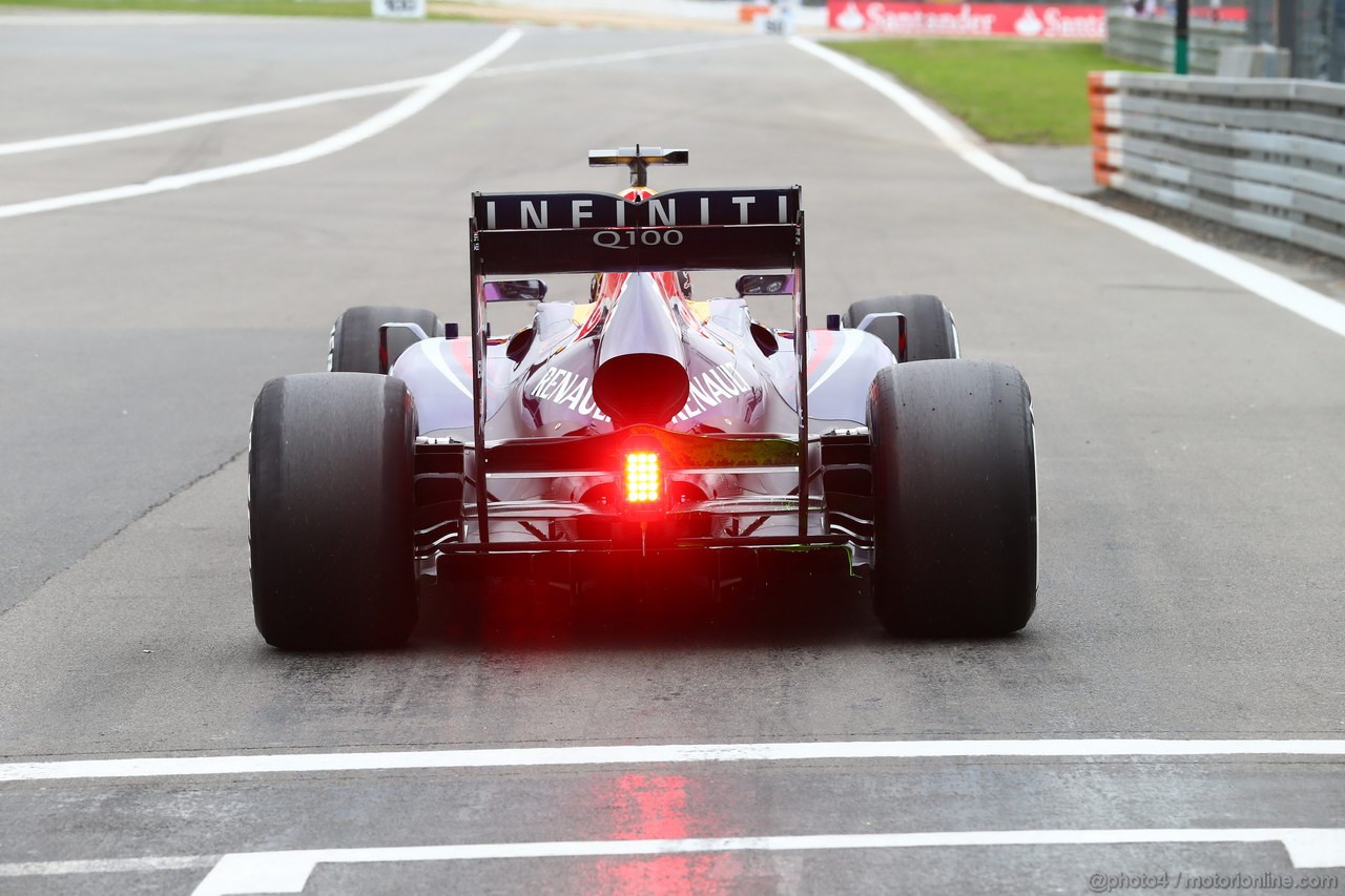 GP GERMANIA, 05.07.2013- Prove Libere 1, Sebastian Vettel (GER) Red Bull Racing RB9 