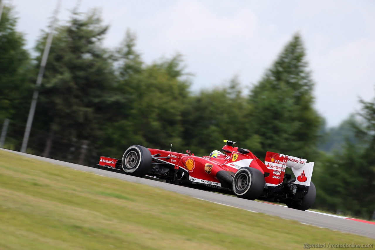 GP GERMANIA, 05.07.2013- Prove Libere 1, Felipe Massa (BRA) Ferrari F138 