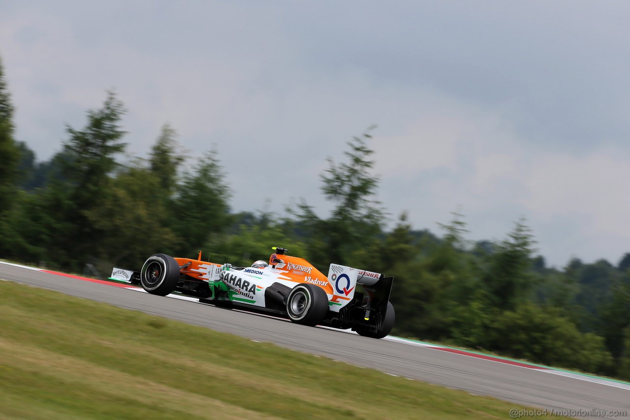 GP GERMANIA, 05.07.2013- Prove Libere 1, Adrian Sutil (GER), Sahara Force India F1 Team VJM06 