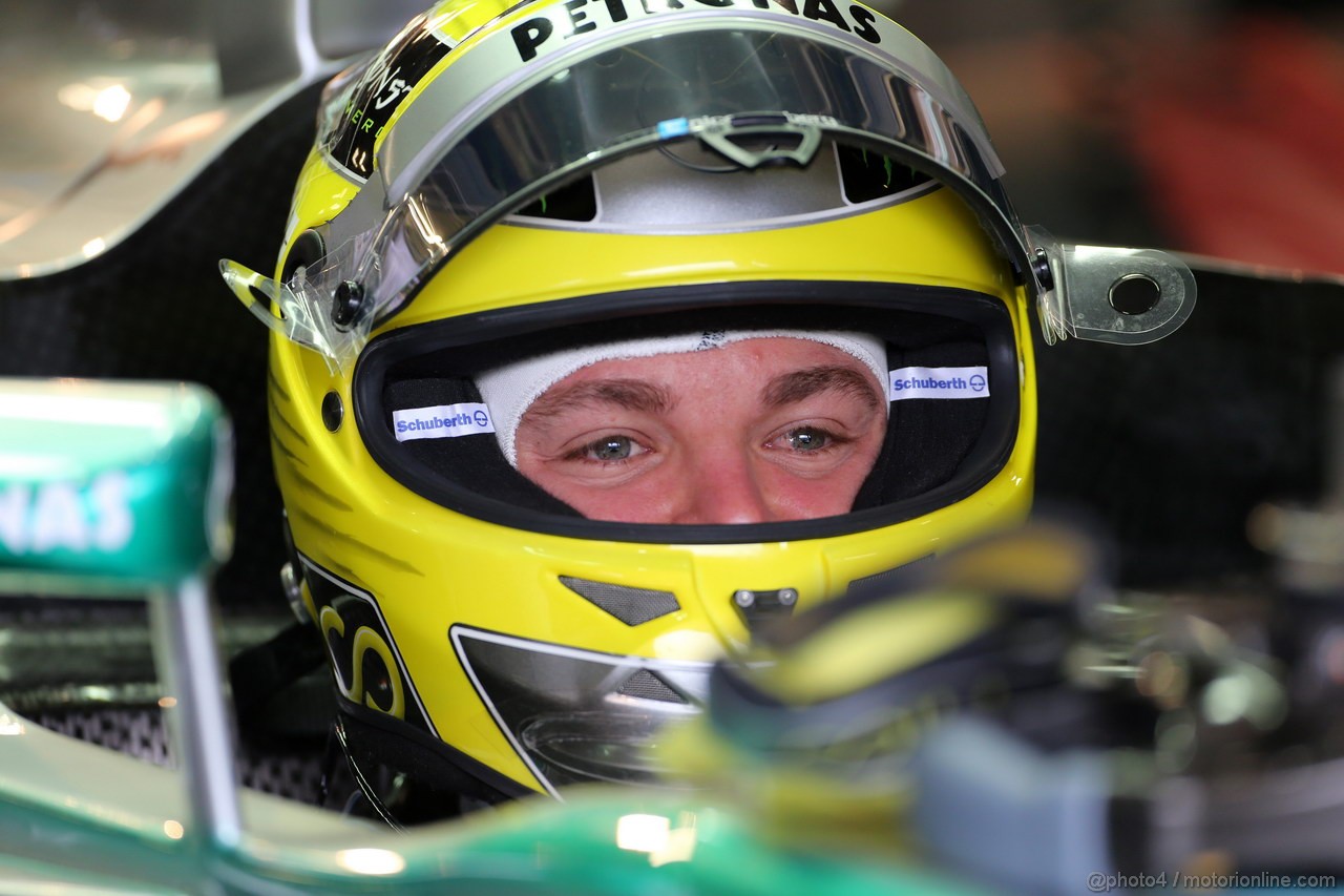 GP GERMANIA, 05.07.2013- Prove Libere 1, Nico Rosberg (GER) Mercedes AMG F1 W04
