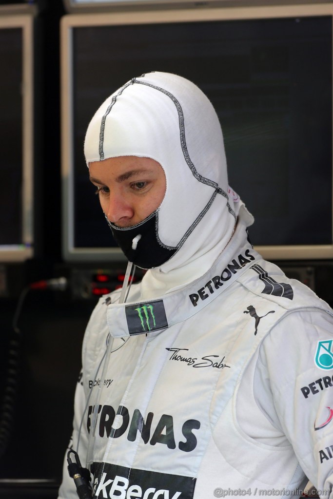 GP GERMANIA, 05.07.2013- Prove Libere 1, Nico Rosberg (GER) Mercedes AMG F1 W04 