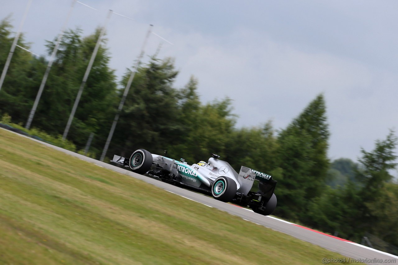 GP GERMANIA, 05.07.2013- Prove Libere 1,Nico Rosberg (GER) Mercedes AMG F1 W04 