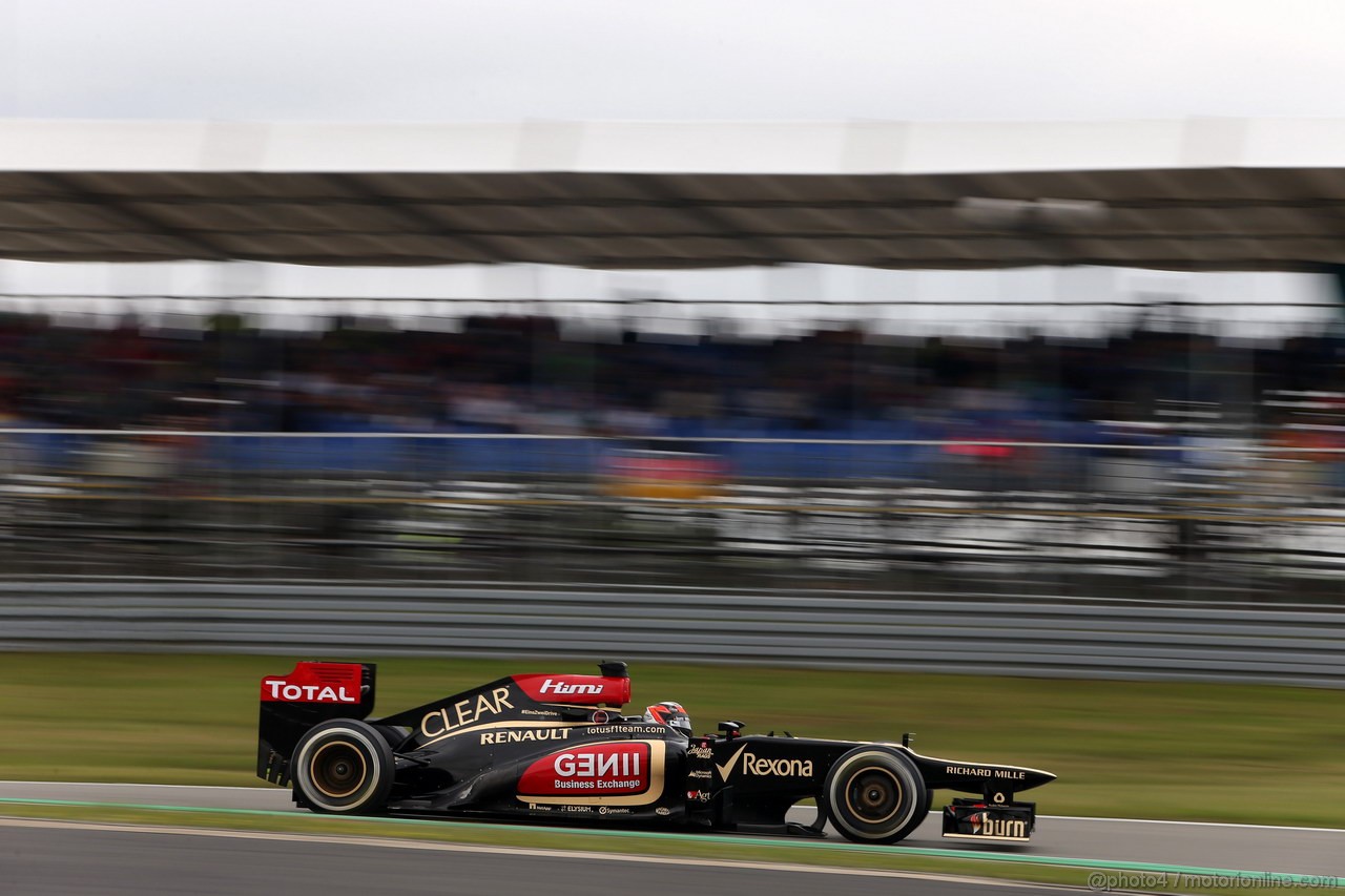 GP GERMANIA, 05.07.2013- Prove Libere 1, Kimi Raikkonen (FIN) Lotus F1 Team E21 