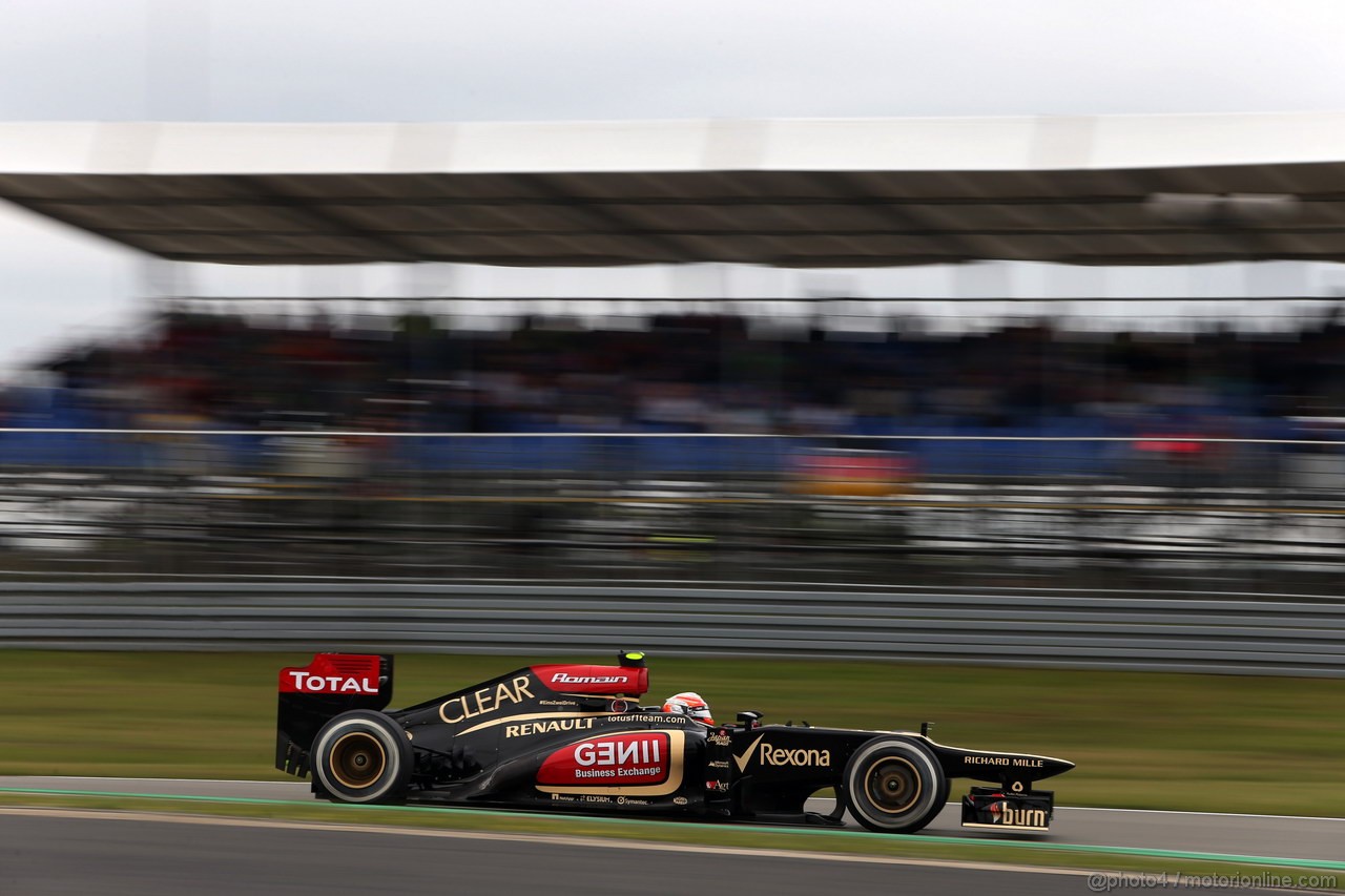 GP GERMANIA, 05.07.2013- Prove Libere 1,Romain Grosjean (FRA) Lotus F1 Team E21 